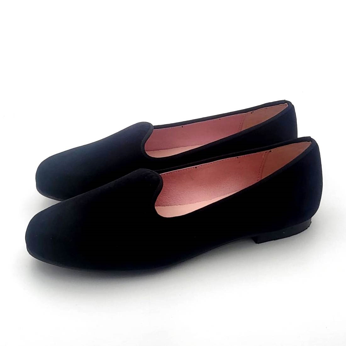 Zapato en terciopelo cerrado con suela de goma - Imagen 3