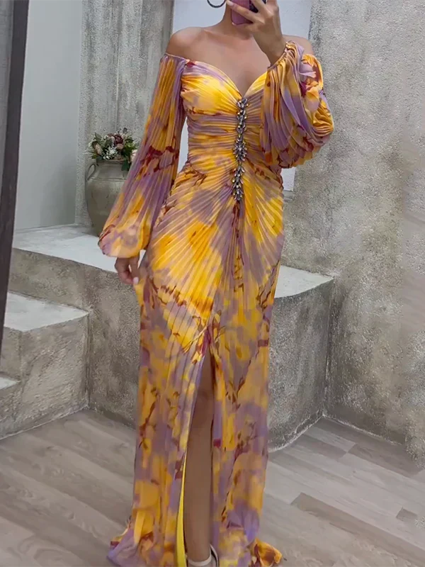 Kristine | Elegante vestido con escote en V para Mujer - Imagen 3