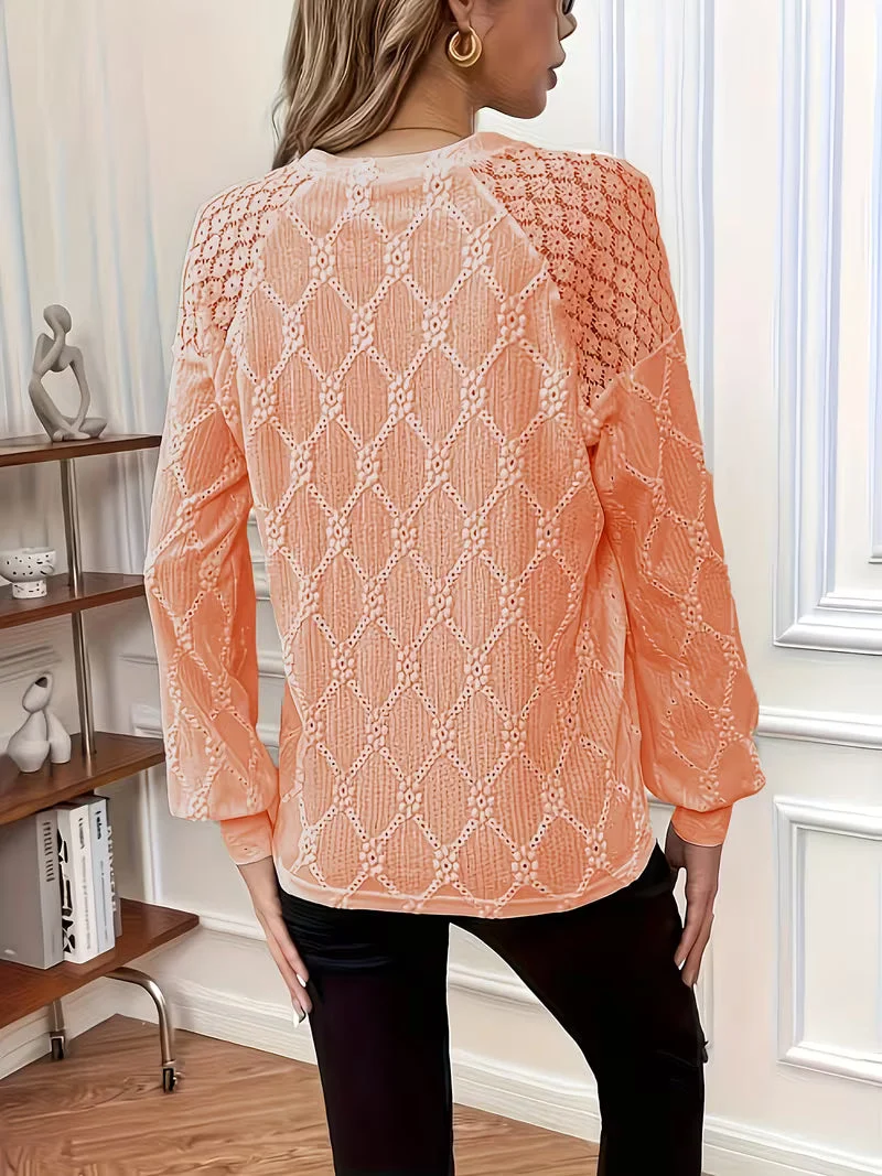 Livia – Blusa con patrón y mangas largas - Imagen 9