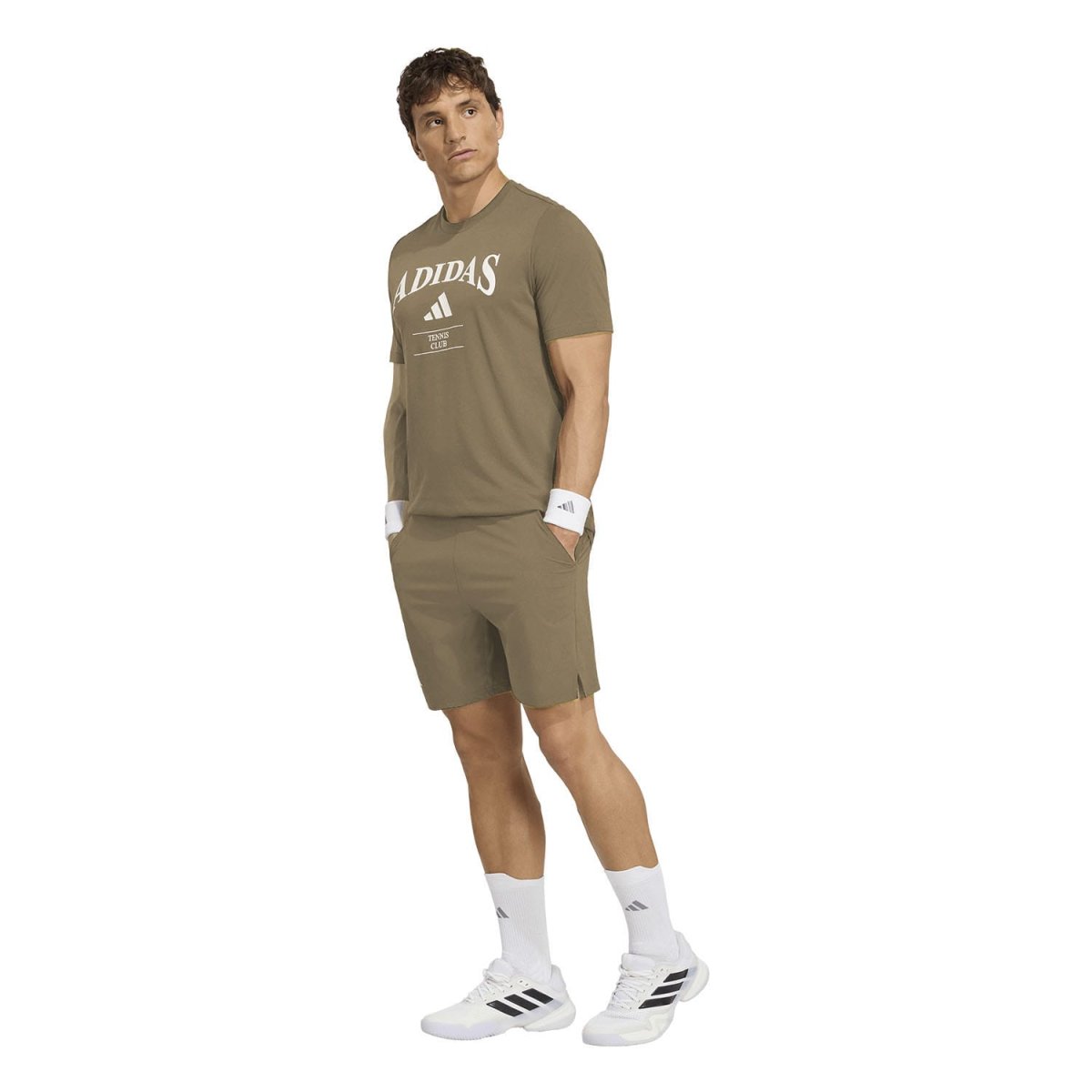Pantalon Corto Adidas Ergo Kaki - Imagen 4