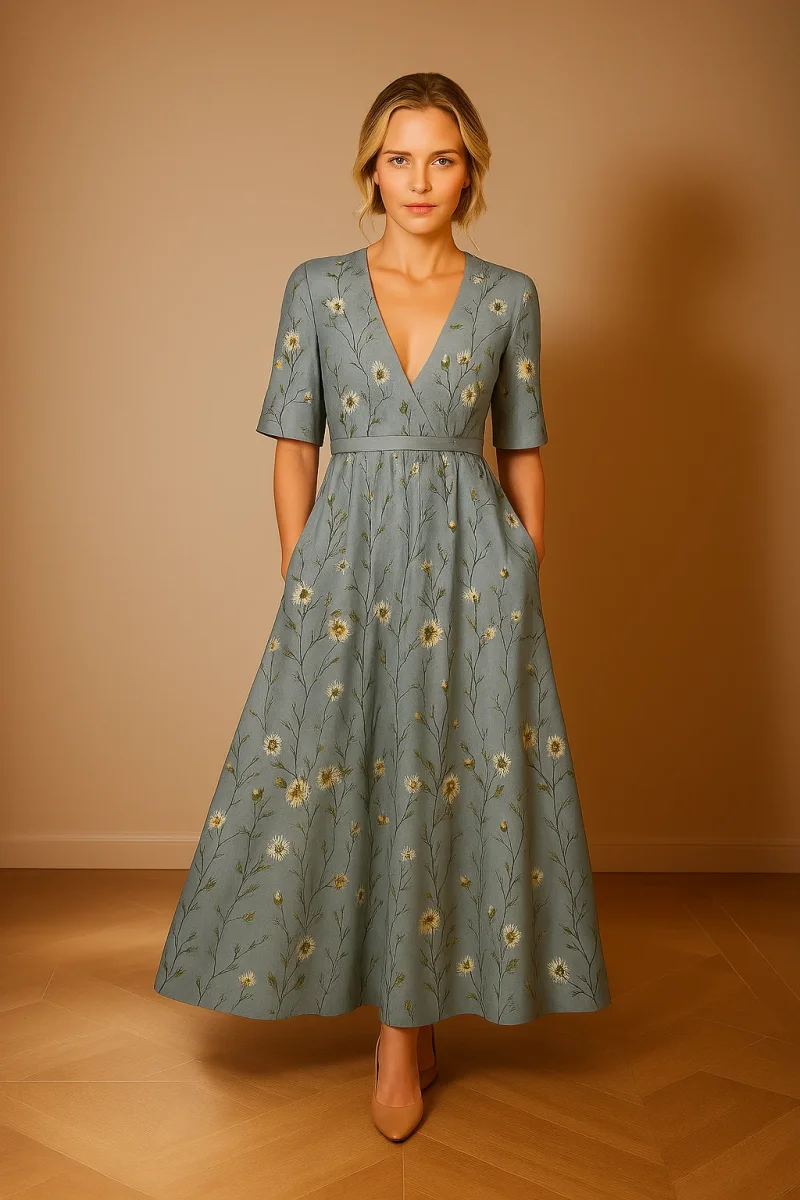Lorraine | Vestido con estampado floral - Imagen 9