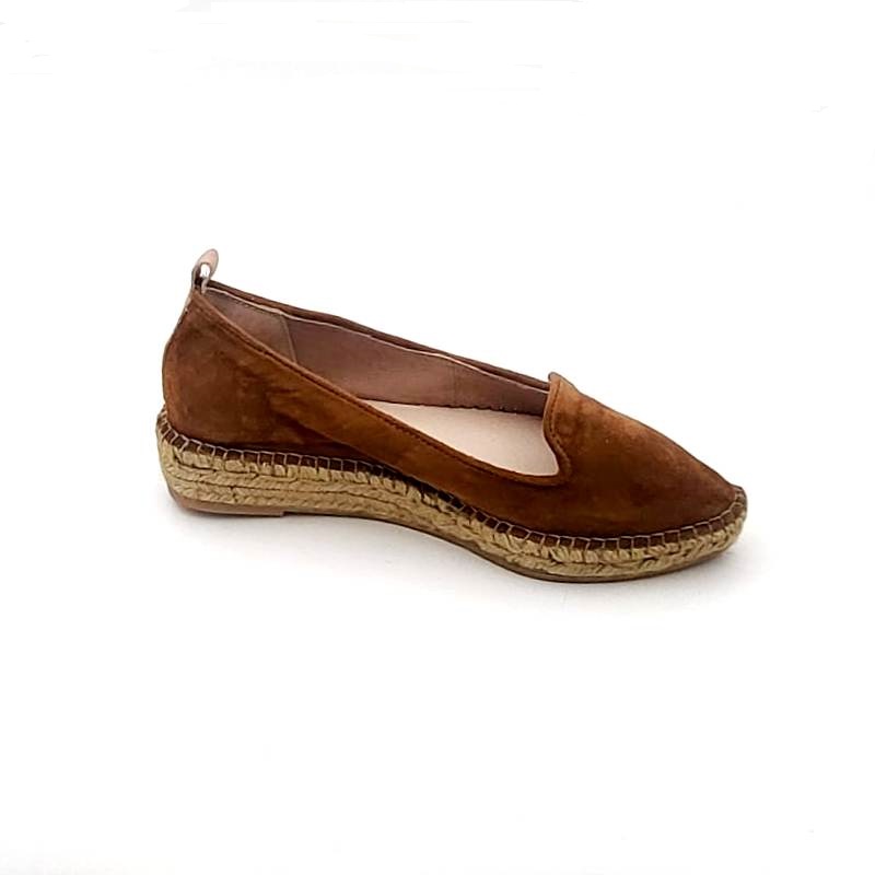Zapato slipper en piel ante tipo alpargata con suela de goma de la marca Gaimo - Imagen 3