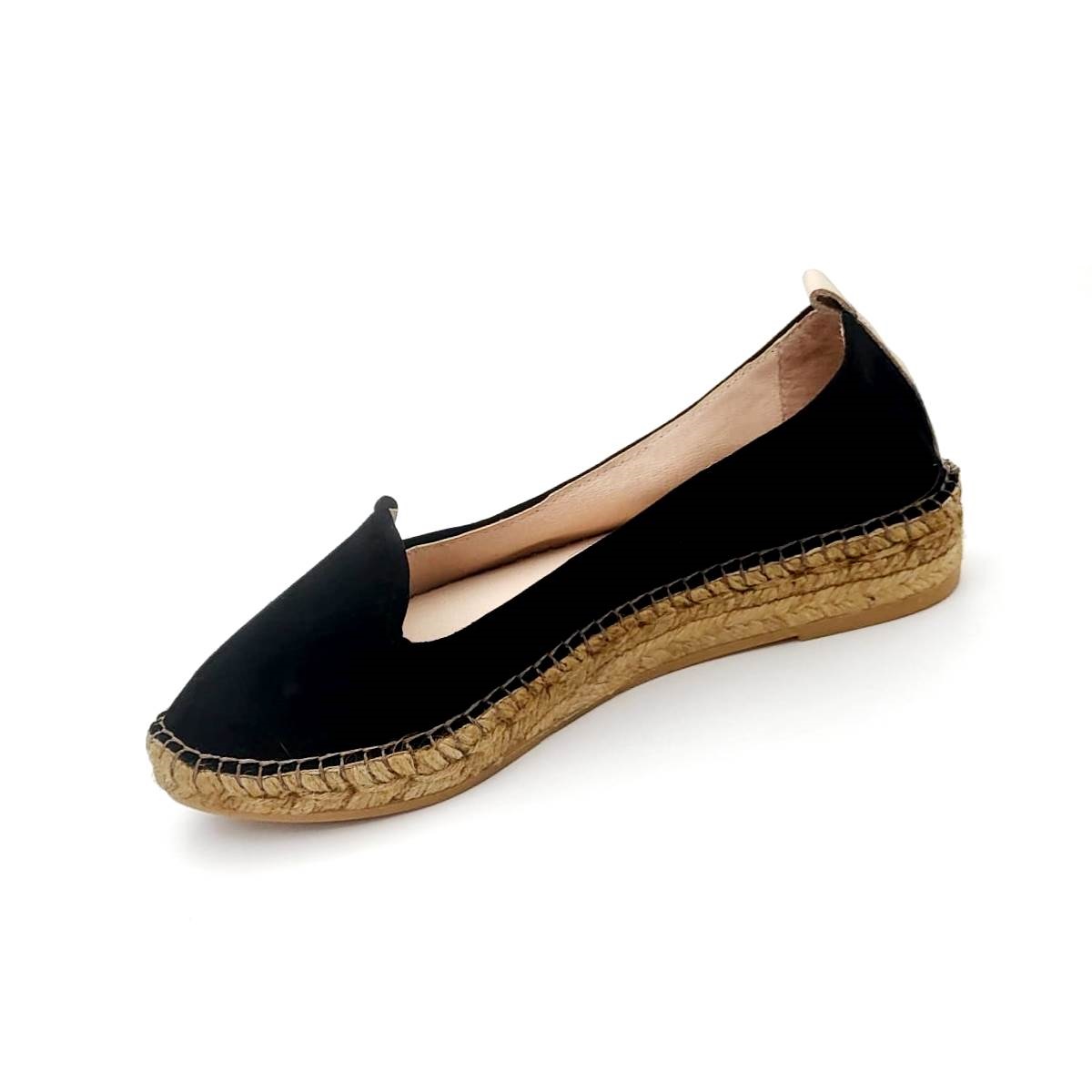 Zapato slipper en piel ante tipo alpargata con suela de goma de la marca Gaimo - Imagen 6