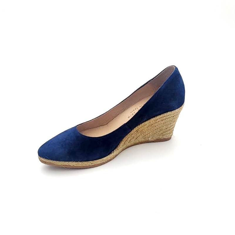 Zapatos salón Gaimo de mujer en piel de ante con tacón de 5 cm - Imagen 6