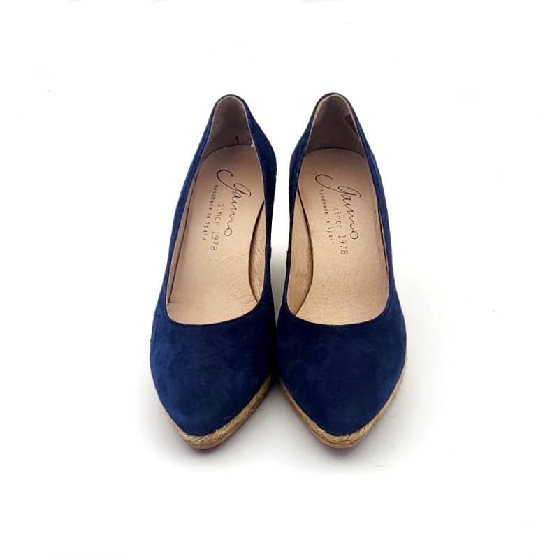 Zapatos salón Gaimo de mujer en piel de ante con tacón de 5 cm - Imagen 8