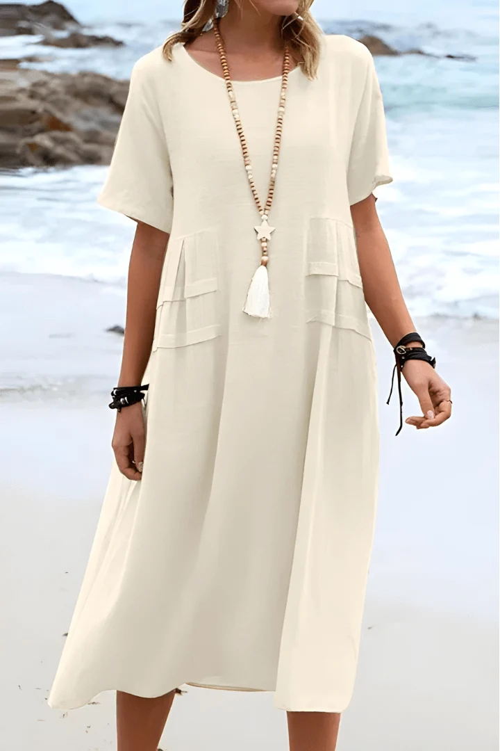Aria™ - Vestido de lino de verano - Imagen 2
