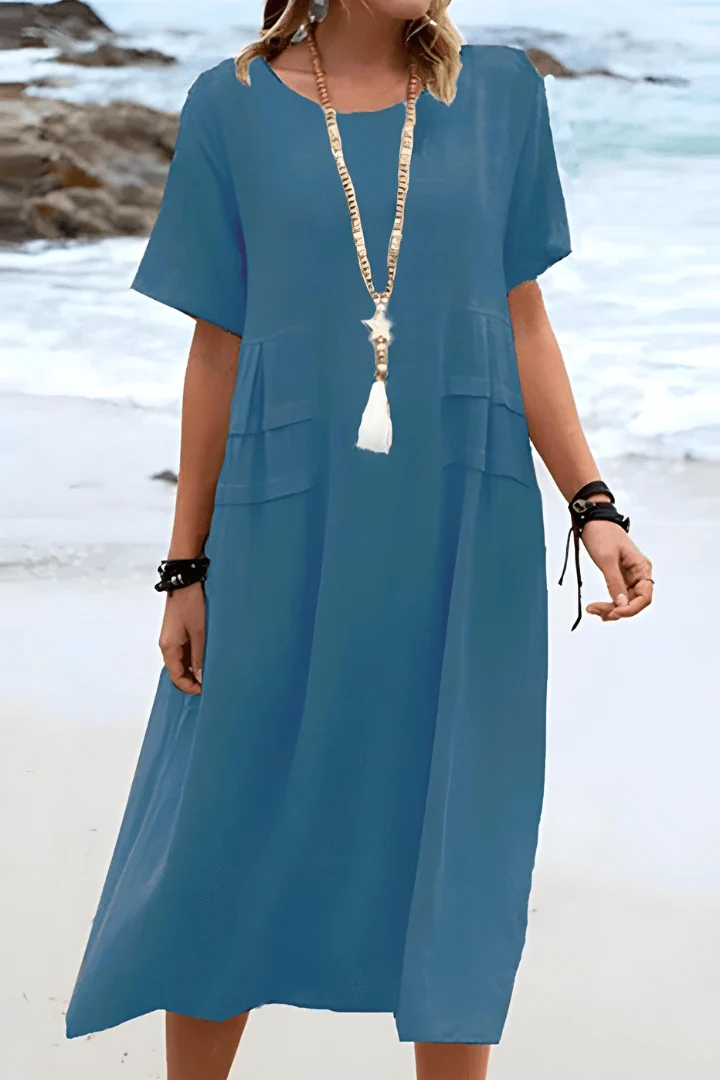 Aria™ - Vestido de lino de verano - Imagen 6