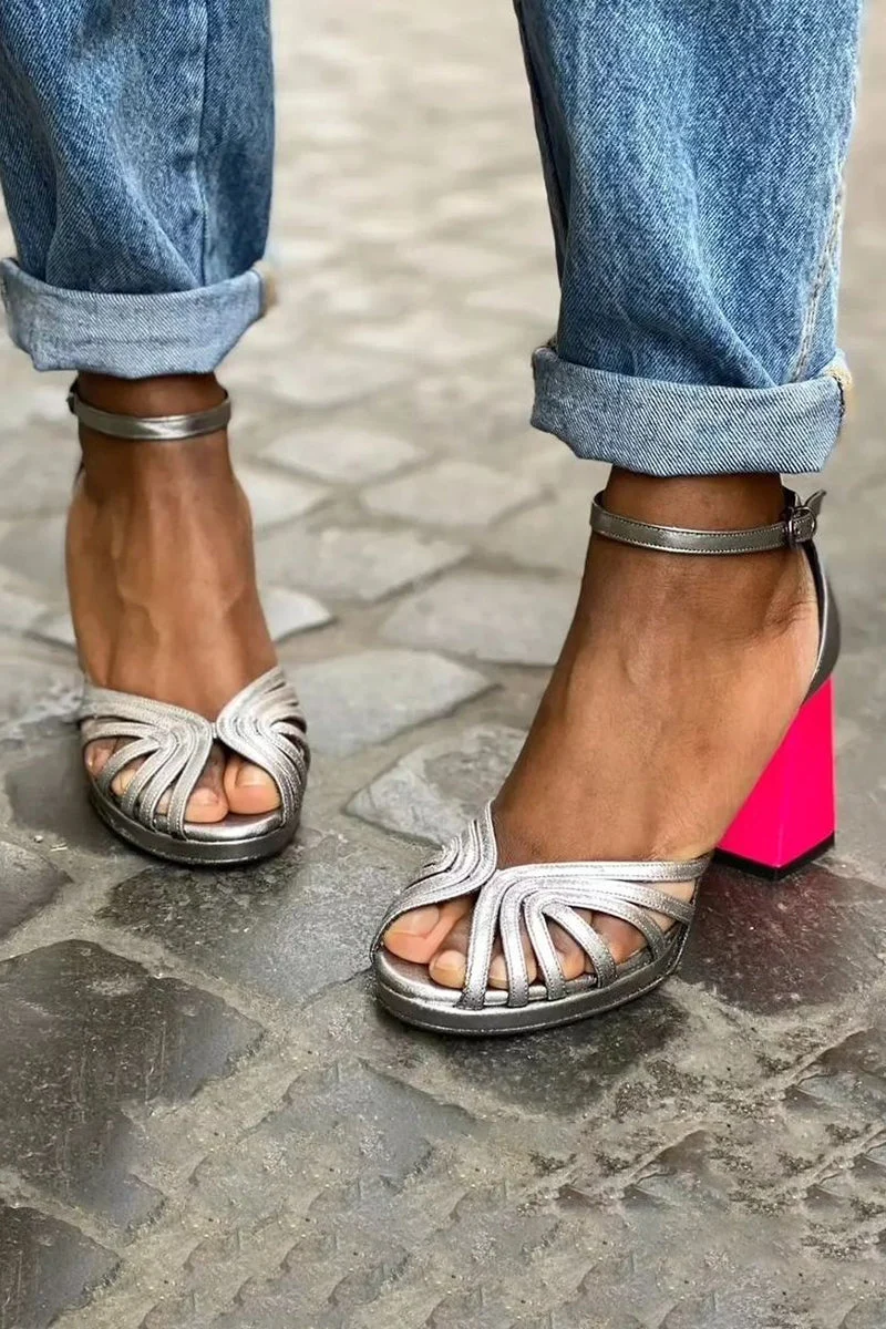 Soise™ | Sandalias clásicas de punta abierta con tira al tobillo - Imagen 4