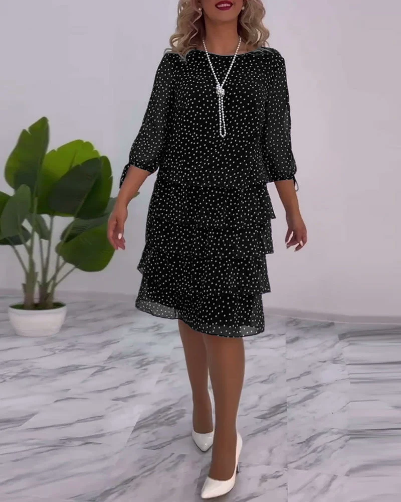 Auterelle | Vestido elegante con lunares - Imagen 2