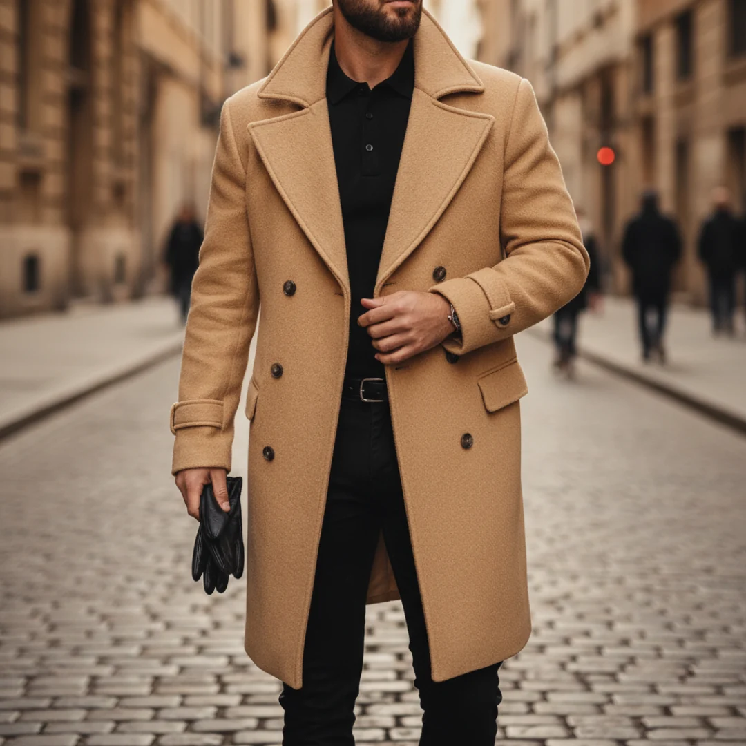 Marcello | Abrigo de Hombre de Lana de Doble Pecho Invernales - Imagen 6