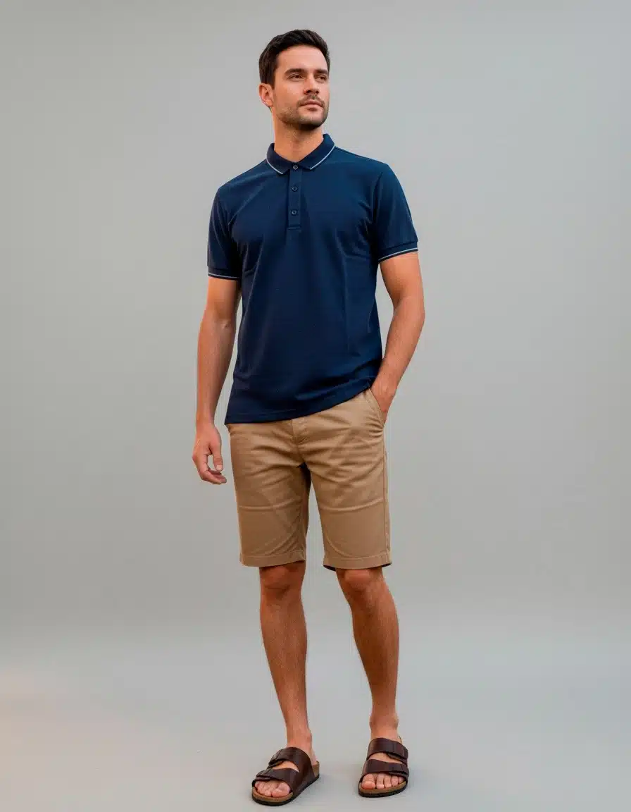 Bermudas Chino Beige - Imagen 2