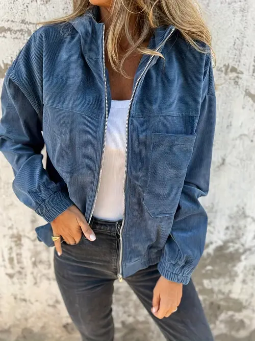 Lieve | Chamarra de primavera con cremallera para Mujer - Imagen 2
