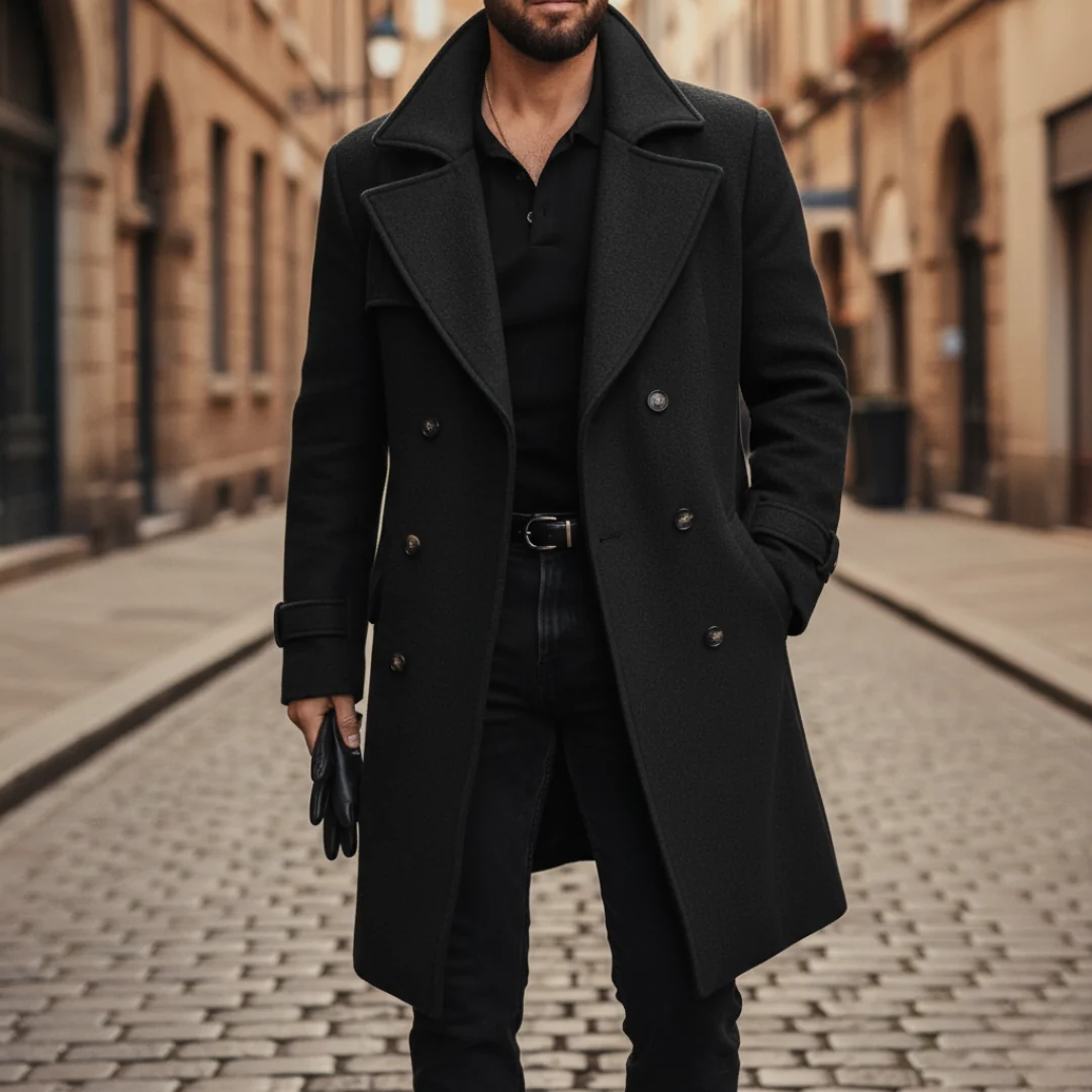 Marcello | Abrigo de Hombre de Lana de Doble Pecho Invernales - Imagen 7