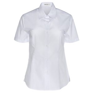 Blusa entallada manga corta