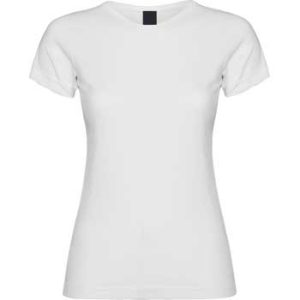 Camiseta blanca mujer algodón
