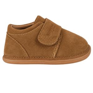 Botita Respetuosa En Piel Ante y Doble Velcro Blanditos