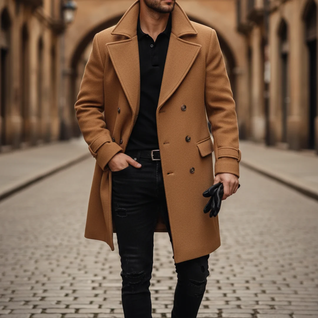 Marcello | Abrigo de Hombre de Lana de Doble Pecho Invernales - Imagen 8