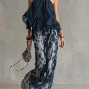 Aubrey | Conjunto de Elegancia de Dos Piezas para Mujer