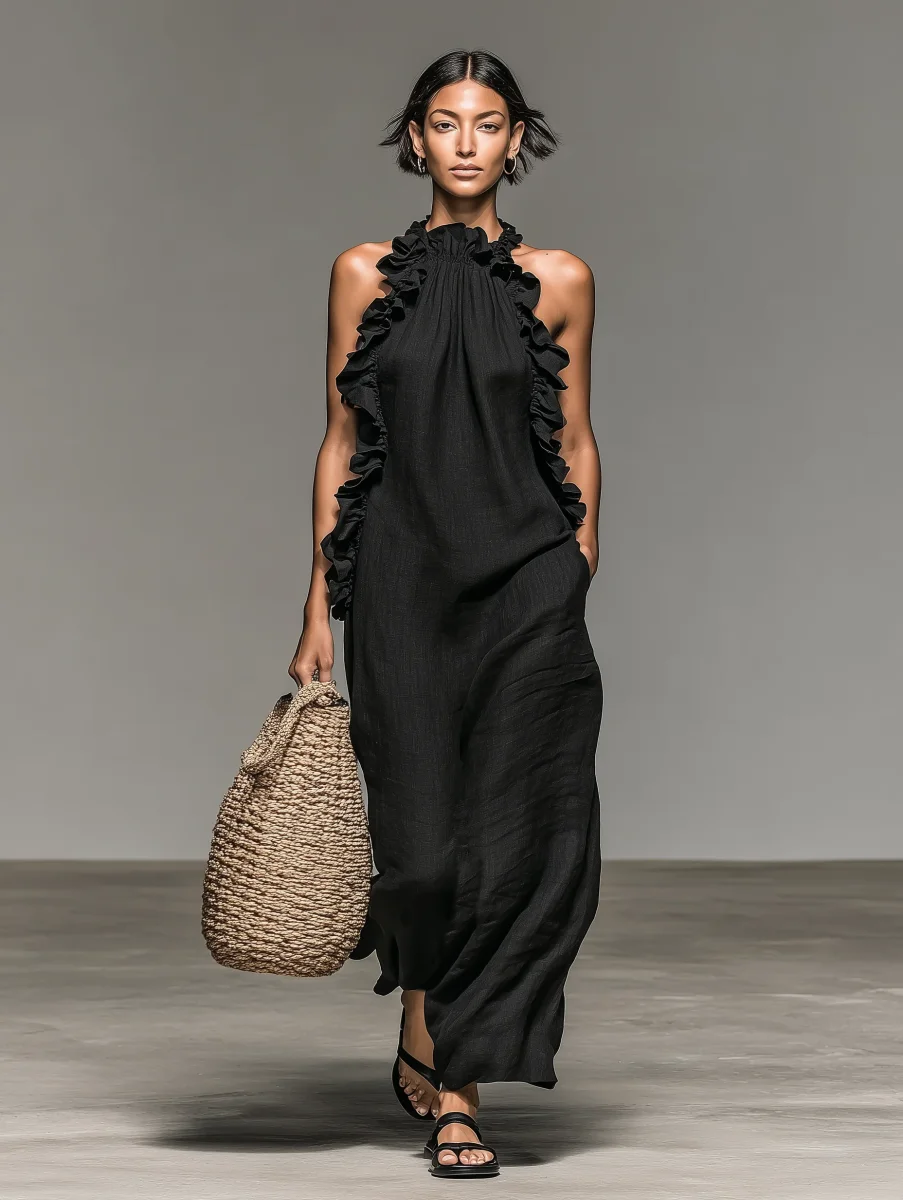 Lua | Vestido Maxi con Bolsillos para Mujer - Imagen 2