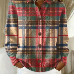 Mila – Blusa de Navidad a cuadros