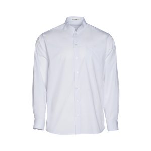 Camisa cuello Mao manga larga