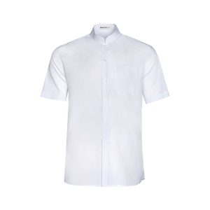Camisa cuello Mao manga corta, varios colores