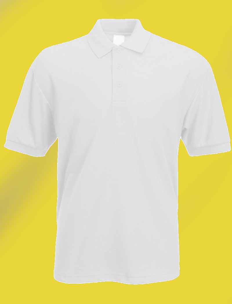 Polo piqué blanco manga corta - Imagen 2