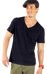 Camiseta pico manga corta - Imagen 2