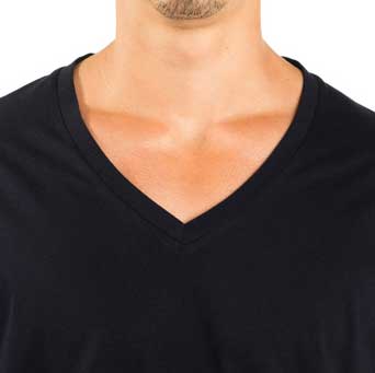 Camiseta pico manga corta - Imagen 3