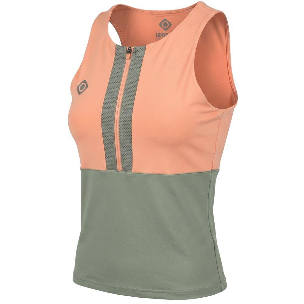 Camiseta Tirantes Izas Selma Kaki/Rosa - Imagen 4