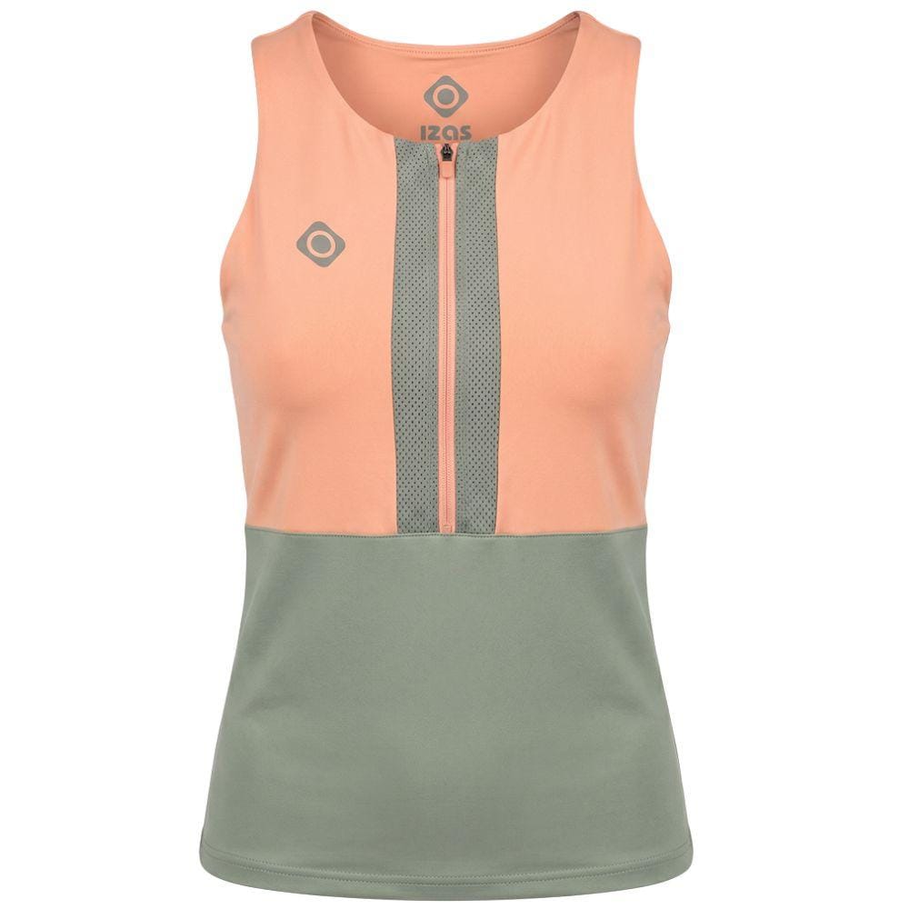 Camiseta Tirantes Izas Selma Kaki/Rosa - Imagen 2