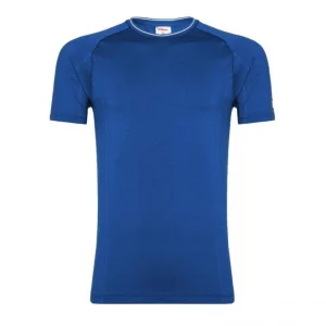 Camiseta Wilson M Team Seamless Crew Royal Blue