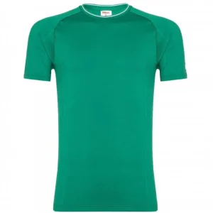Camiseta Wilson M Team Seamless Crew Courtside Green
