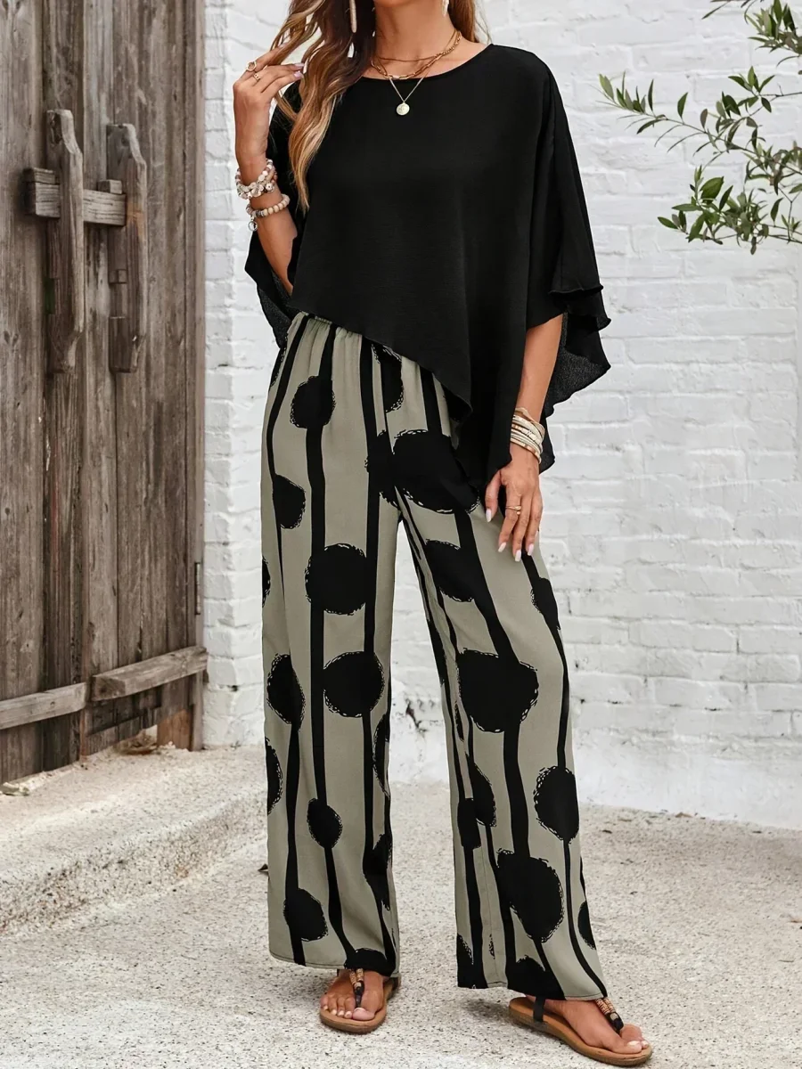 Sabria-Conjunto de Verano Casual para Mujer - Imagen 2