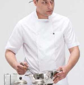 Chaquetilla cocinero manga corta