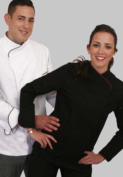 Chaqueta cocina espalda transpirable hombre/mujer - Imagen 2