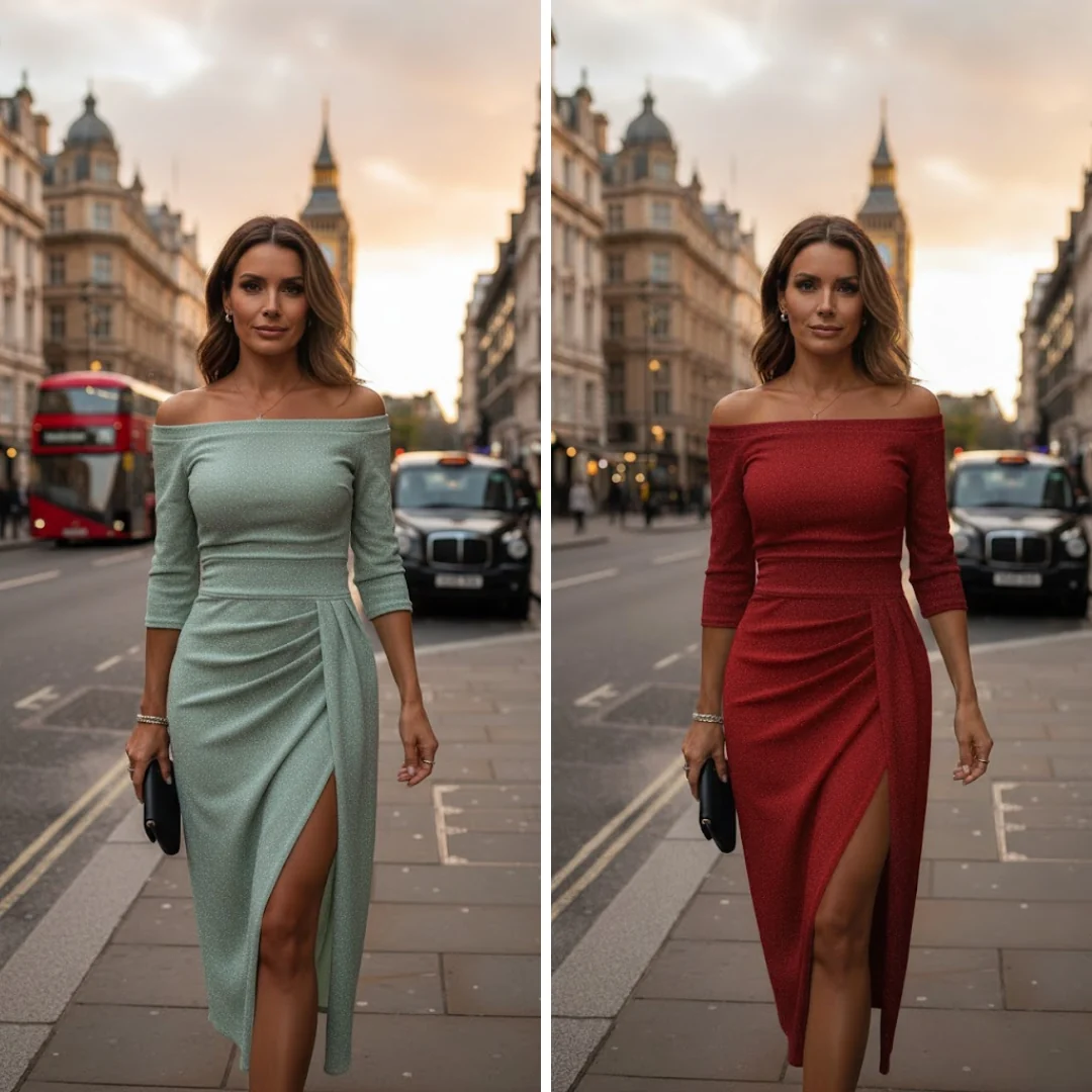 Isabeau | Elegante vestido maxi con cuello halter y ajuste fluido - Imagen 3