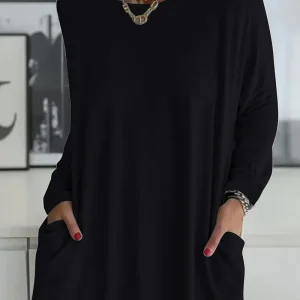 Victoria – Top largo mujer con elegancia relajada