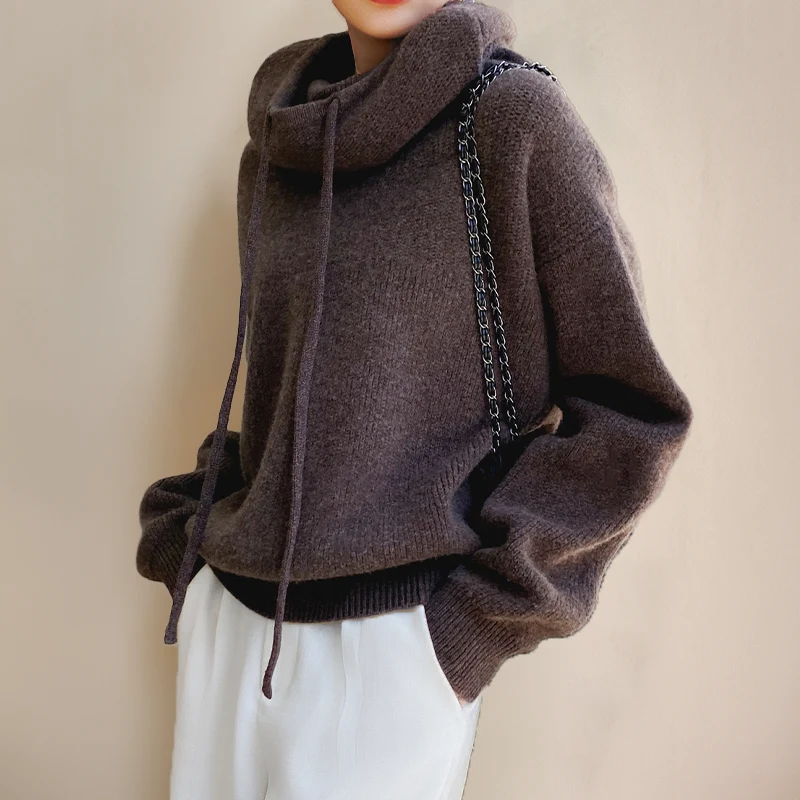 Lia - Elegante suéter de cuello alto para Mujer - Imagen 9