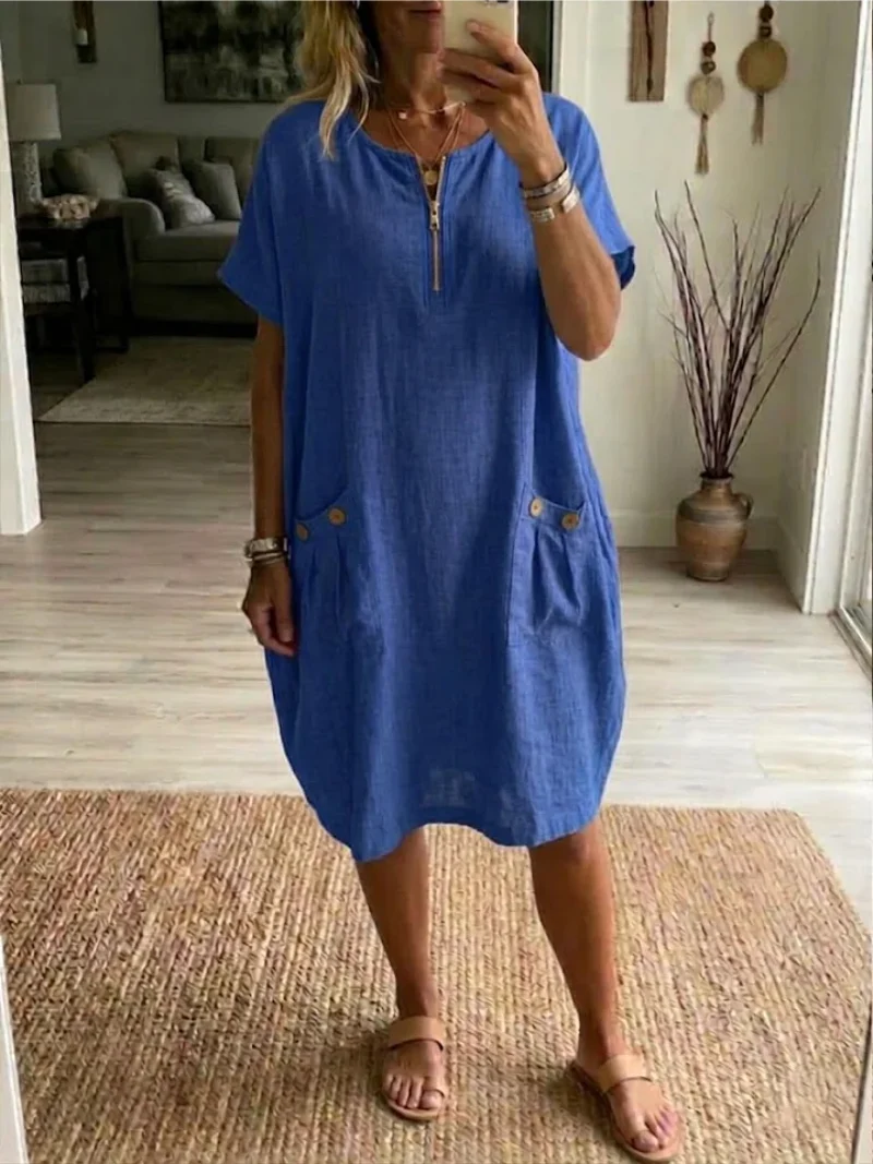 Tessa – Vestido con cremallera para Mujer - Imagen 2