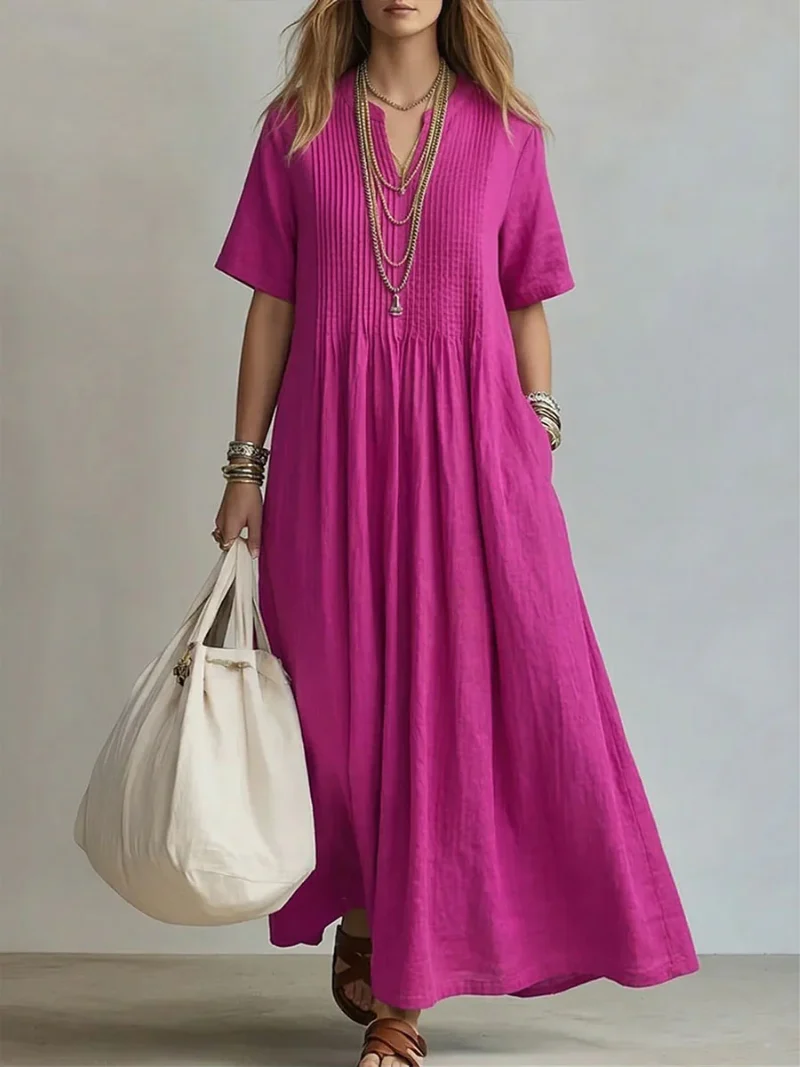 Noor | Vestido plisado para Mujer - Imagen 2