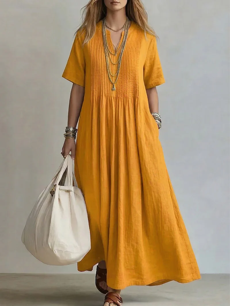 Noor | Vestido plisado para Mujer - Imagen 5