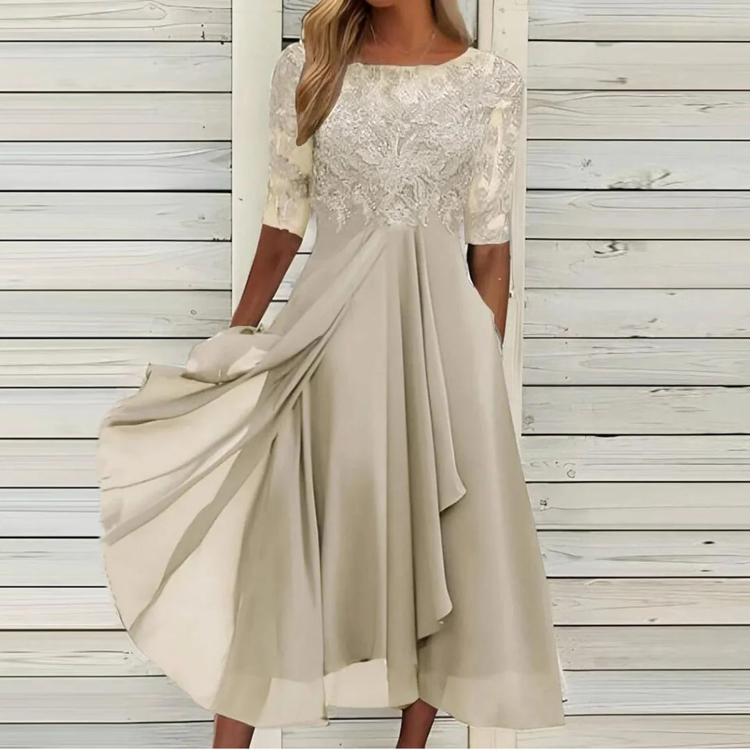 Margarita | Elegante vestido de encaje artesanal - Imagen 3