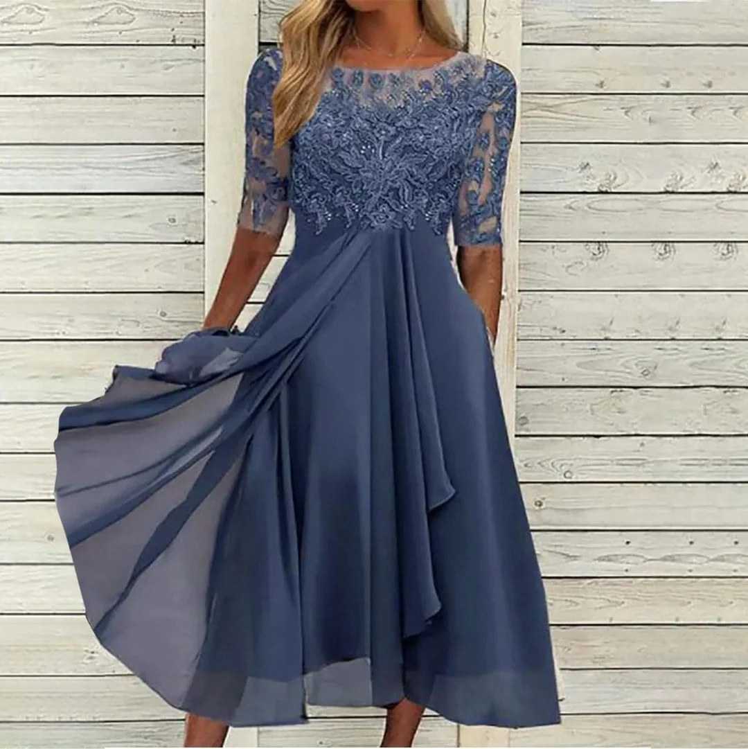 Margarita | Elegante vestido de encaje artesanal - Imagen 2
