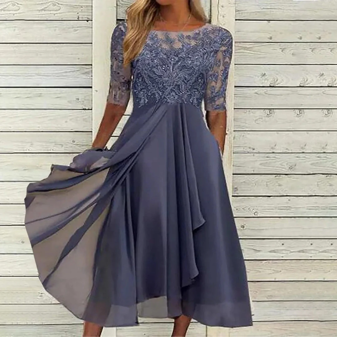 Margarita | Elegante vestido de encaje artesanal - Imagen 4