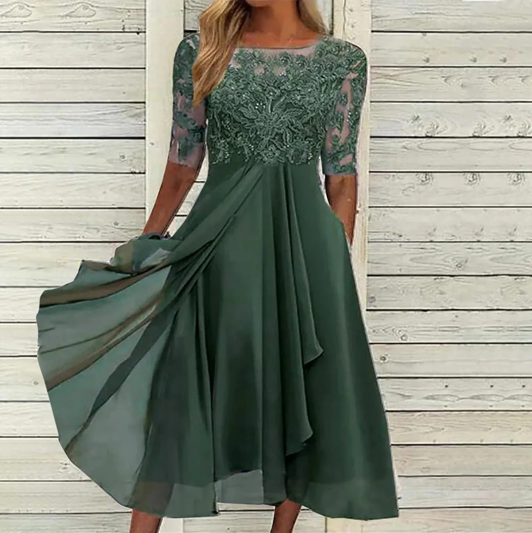 Margarita | Elegante vestido de encaje artesanal - Imagen 5