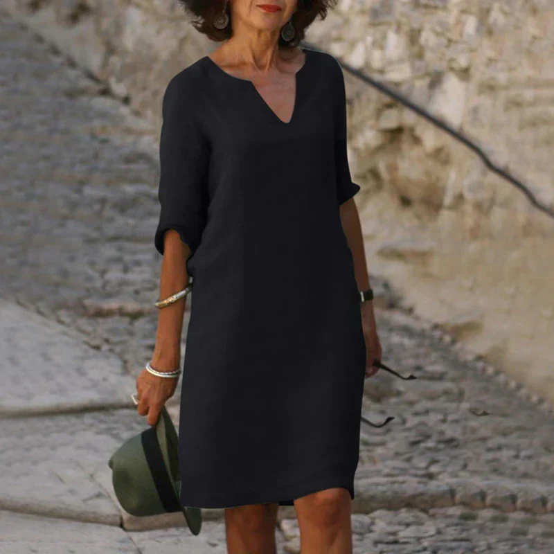 Céleste™ | Elegante vestido con escote en V - Imagen 3