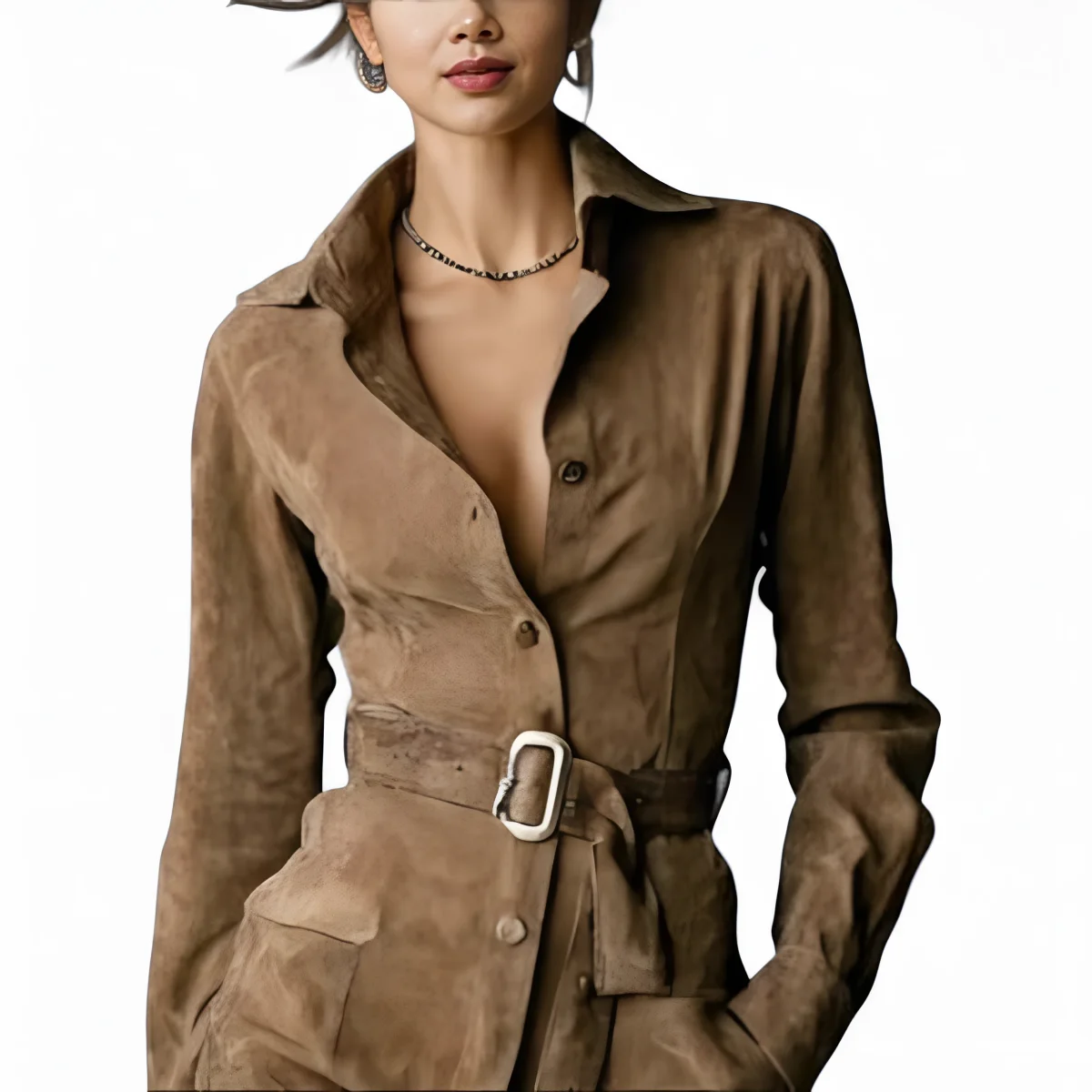 Peignoir Betty™ Caramelo - Imagen 4