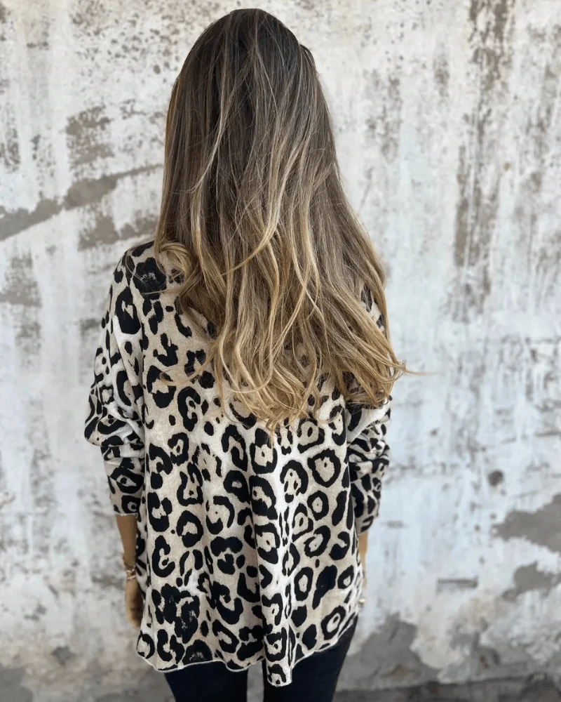Elvéra | Top casual con estampado de leopardo para mujer - Imagen 7