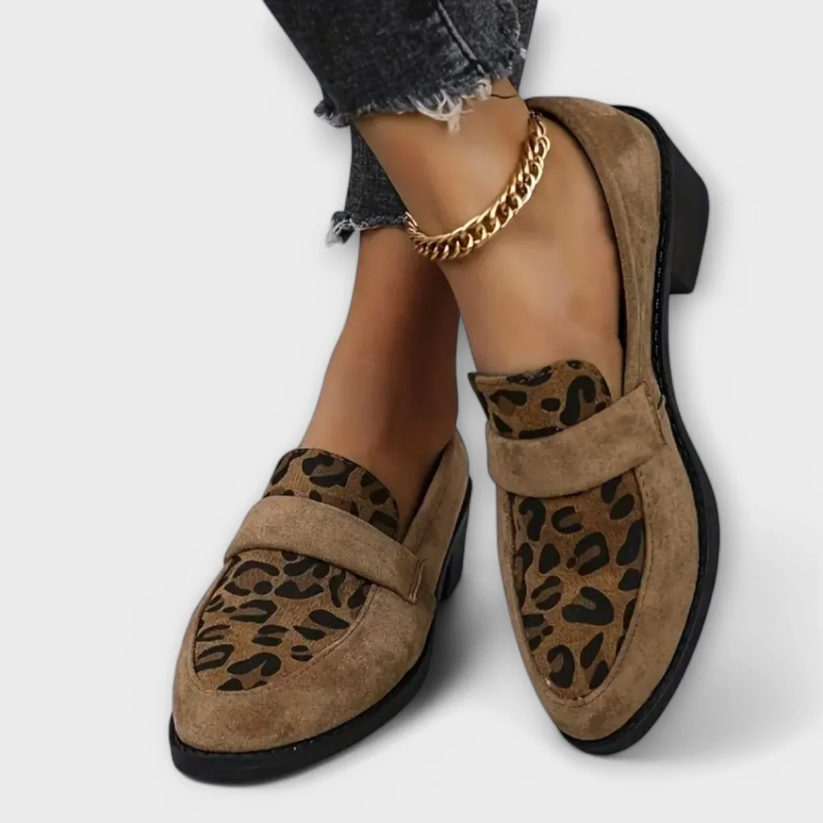 Karla - Zapatos elegantes de mujer con estampado de leopardo - Imagen 4